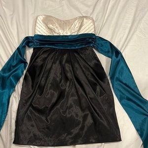 Ruby Rox Prom Homecoming tie back bow sash dress size 1